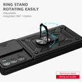 thumbnail image 6 of for Samsung Galaxy Note 20 Case with Flexible TPU Screen Protector 2 Pcs, Slide Camera Lens Cover Protective Case with Magnetic Ring Kickstand for Samsung Galaxy Note 20 5G-Black, 6 of 7