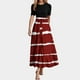 thumbnail image 1 of WILLBEST Vestidos de Verano 2025 Vestidos de Verano para Mujer 2025 Vestido Largo Cruzado de Manga Corta con Estampado Floral Vestido de Corte A con Dobladillo con Volantes y Retazos Grande, 1 of 3