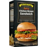 John Soules Foods, Regular Spicy Chicken Breast Sandwich, 2 Pack, 11 oz