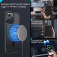 thumbnail image 5 of Matte Translucent Frosted Phone Case For iPhone 15 14 13 12 11 Pro Max Plus Magnetic Case For Magsafe Wireless Charging Cover, 5 of 5
