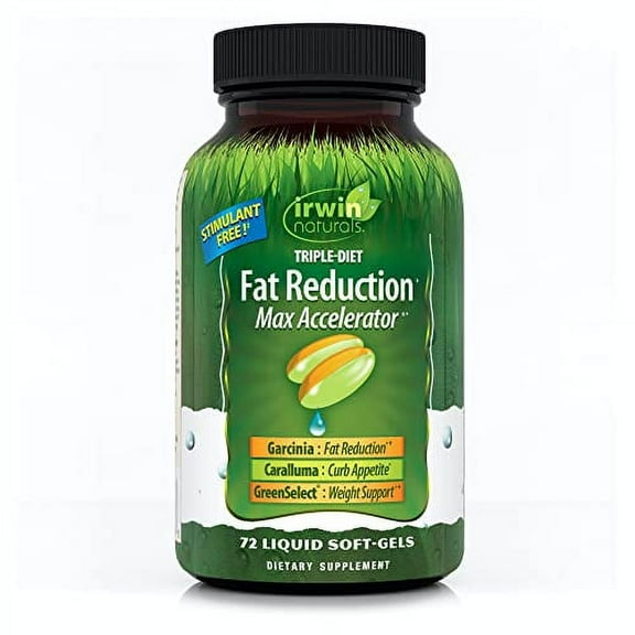 Irwin Naturals Triple Diet Max Accelerator Softgels, 72 Count