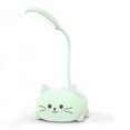 thumbnail image 1 of Lámparas de escritorio con protección ocular USB Cute Cat Night Light 400mAh Lámpara de lectura (verde), 1 of 9