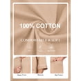 thumbnail image 6 of EA'S SECRET Mens Robes 100% Cotton Kimono House Coat Summer Zipper Short Bathrobes Soft Sleepwear with Pockets(Sandshell,M), 6 of 7