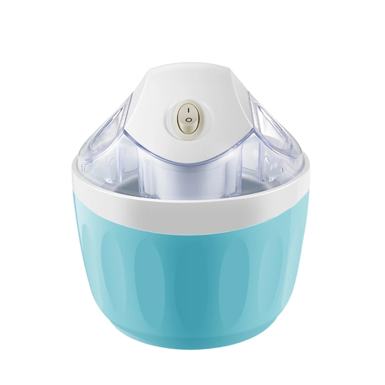 Nishiyuenyi Electric Ice Cream Maker Easy to Clean and Use Home Use Summer Dessert Maker Blue White