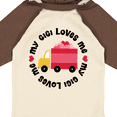 thumbnail image 4 of Inktastic My Gigi Loves Me Boys or Girls Long Sleeve Baby Bodysuit, 4 of 5