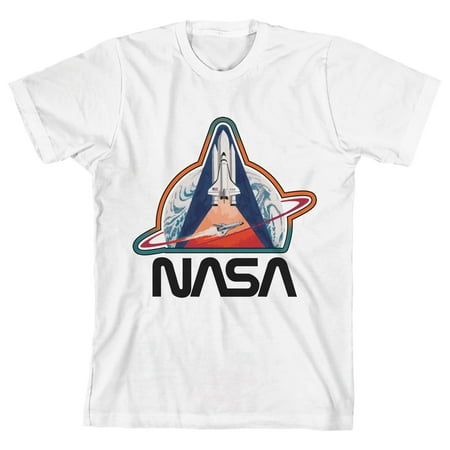 

NASA Space Shuttle Flight Toddler Boys White T-shirt-3T