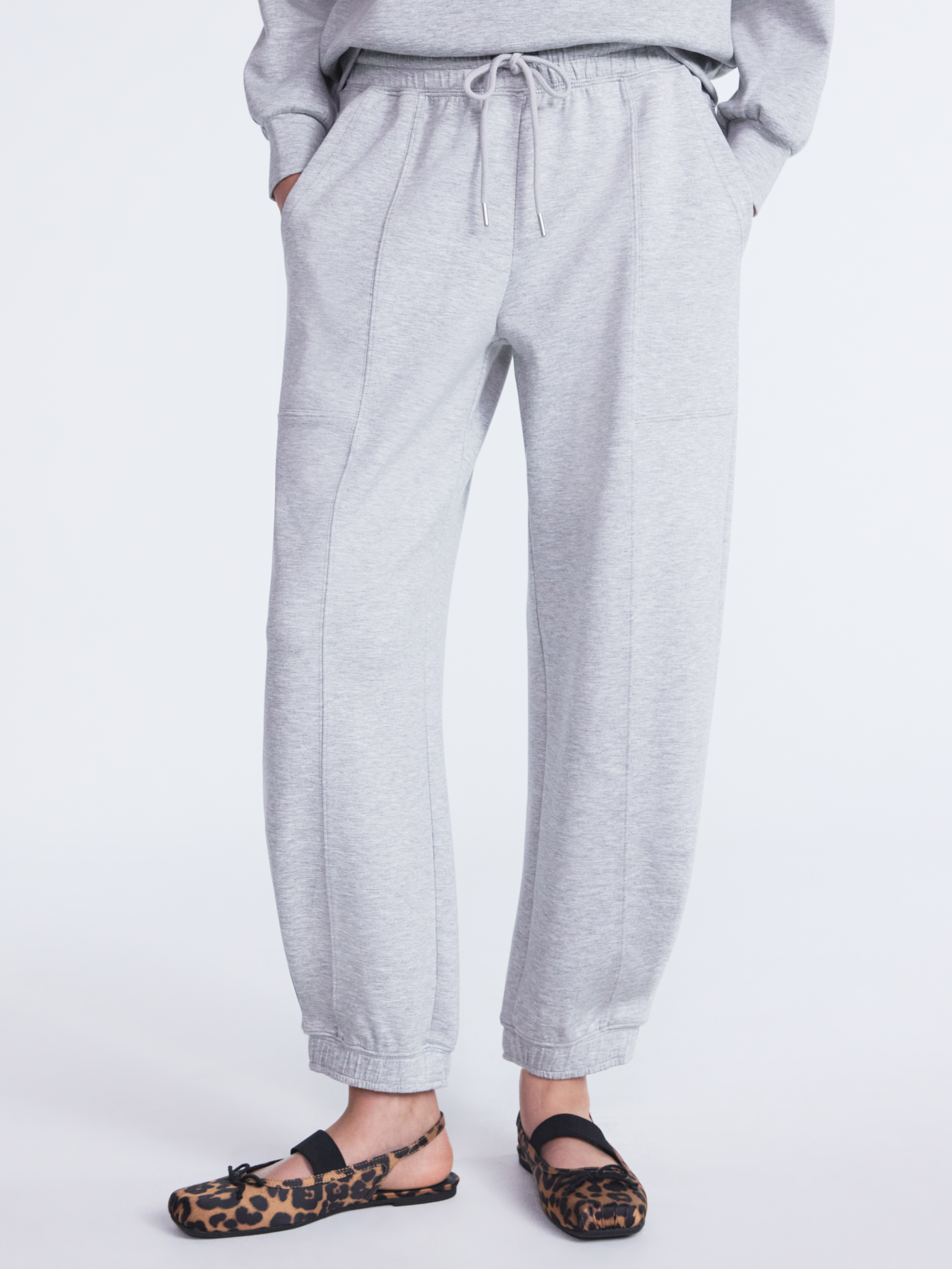 Scoop Women's and Women's Plus New Scubaknit Barrel Pants, Sizes XS-4X