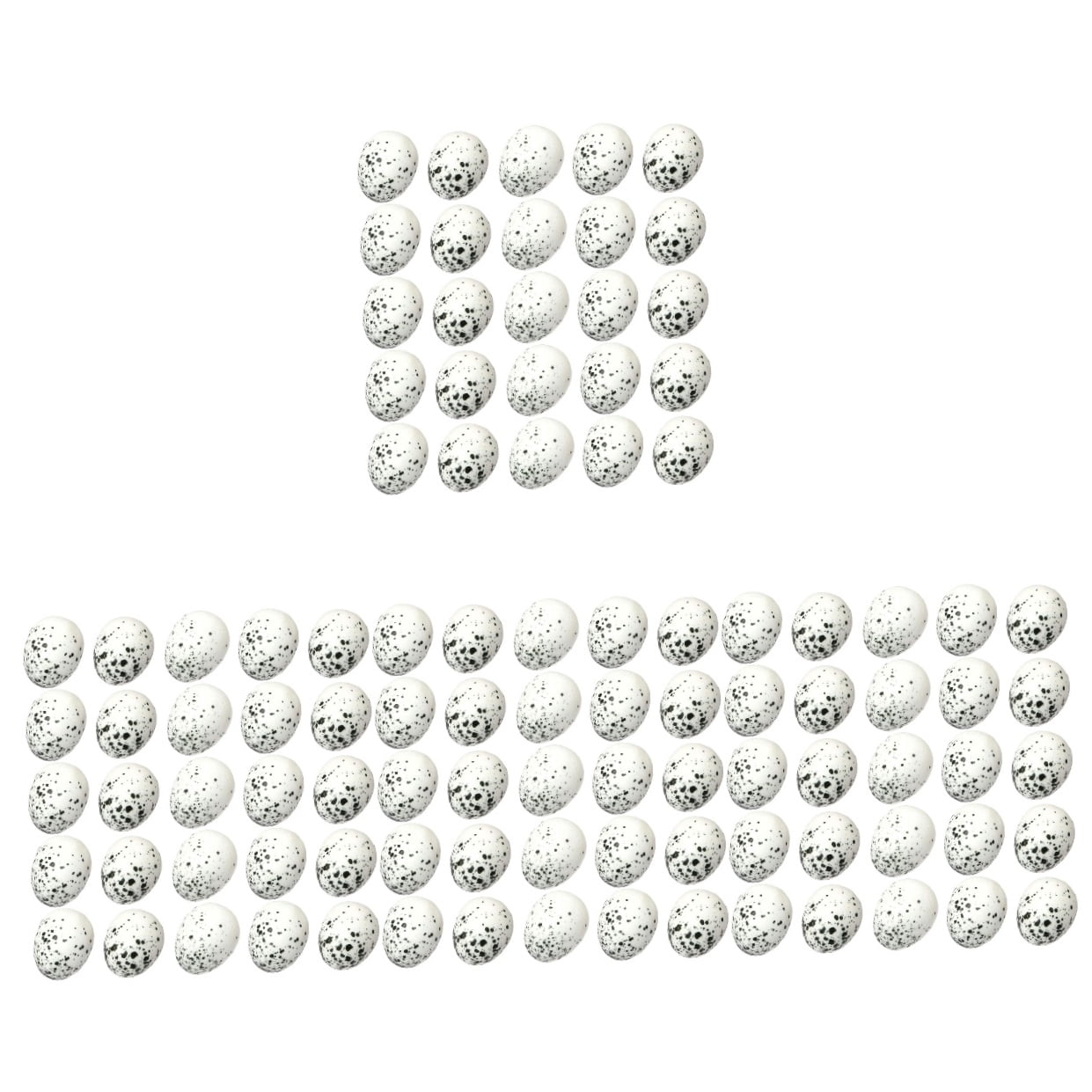 Raindrops 160-Piece Easter Foam Bird Eggs Set, Realistic Bird Decorations for Crafts, Holiday Decor and Seasonal Adornments