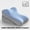 Gray Blue, variant on Adjustable Memory Foam Bed Wedge Pillow, 2-Piece Split Ergonomic Back Support Cushion for Reading & Bed Sitting