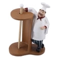 thumbnail image 2 of Figura de Chef, muebles para el hogar, escritorio, restaurante, Hotel, Bar, Chef, Portarrollos de papel, decoración de resina, 2 of 14