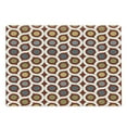 thumbnail image 1 of Abstract Cutting Board, Dots Circles Entangled Lines Curvy Wavy Retro Style Mixed Grid Like Composition, Decorative Tempered Glass Cutting and Serving Board, Large Size, Multicolor, by Ambesonne, 1 of 1