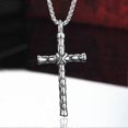 thumbnail image 1 of Trendy New European and American Viking Ornament Men s and Women s Pendant Necklace Cross Scale Stainless Steel Ornament, 1 of 5