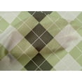 thumbnail image 4 of oneOone Cotton Poplin Light Green Fabric Argyle Check Quilting Supplies Print Sewing Fabric By The Yard 42 Inches Wide, 4 of 4