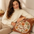 thumbnail image 6 of Yeciiwht Fall Pumpkin Maple Leaf Throw Pillow Cover – 18x18 inch Linen Cushion Case for Thanksgiving Sofa, Couch, Bed & Outdoor Decor, 6 of 8