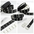 thumbnail image 5 of Fashionable Punk Casual Hollow Double Row Belt for Women New R3, 5 of 7