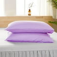 thumbnail image 3 of Microfiber Bed Pillowcases, 2 Pack Pillow Cases, Super Soft Bed Pillow Covers Envelope Closure, Wrinkle, Fade and Stain Resistant, 45x75 cm/20x30 Inches, 3 of 5