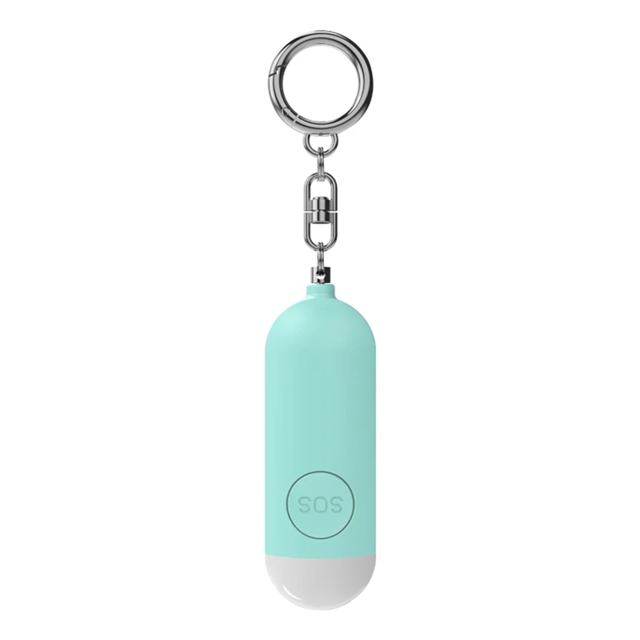 Alarm Anti-Wolf Girl Child Women Security Protect Alert Personal Safety Scream Loud Emergency Alarm Keychain Blue