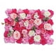 thumbnail image 2 of Fondo de panel artificial, panel floral, panel de flores rosas, telón de fondo para boda rosa rojo rosa, 2 of 9