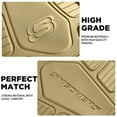 thumbnail image 4 of Skechers Hyper Pillar Car Floor Mat - All-Weather, Universal Fit for Most Cars Beige - 24PM16, 4 of 10