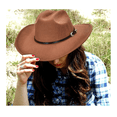 thumbnail image 2 of Sombrero Vaquero Occidental Texano Unisex Marron, 2 of 5