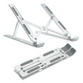 thumbnail image 1 of Foldable Laptop Stand Computer Holder Bracket 6-Level Adjustable Height Heat Dissipation Design Portable Bendable Notebook Holders for Home Office Student, 1 of 7