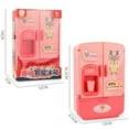 HAOAN Mini Fridge Toy Set with Accessories Kitchen Furniture Food Toys