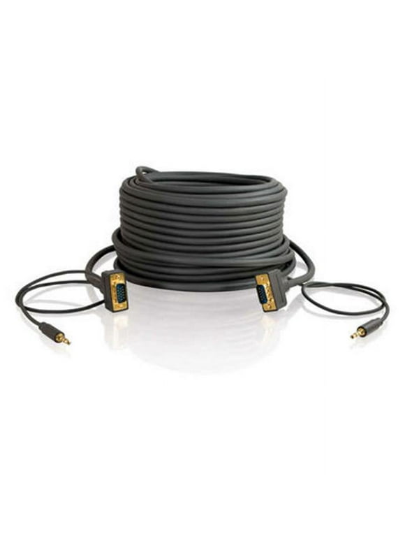 C2G Flexima 6ft Flexima VGA + 3.5mm A/V Cable M/M - In-Wall CL3-Rated - VGA Cable - VGA cable - 6 ft