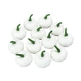 thumbnail image 4 of 12 Pieces Fake Pumpkins Model Halloween Foam Props for Halloween Home Autumn M White, 4 of 8