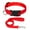 Red, variant on Didog Plain Durable Nylon Pet Puppy Cat Dog Collar and Matching Leash set Adjustable for Small Medium Large Breeds 4 Sizes