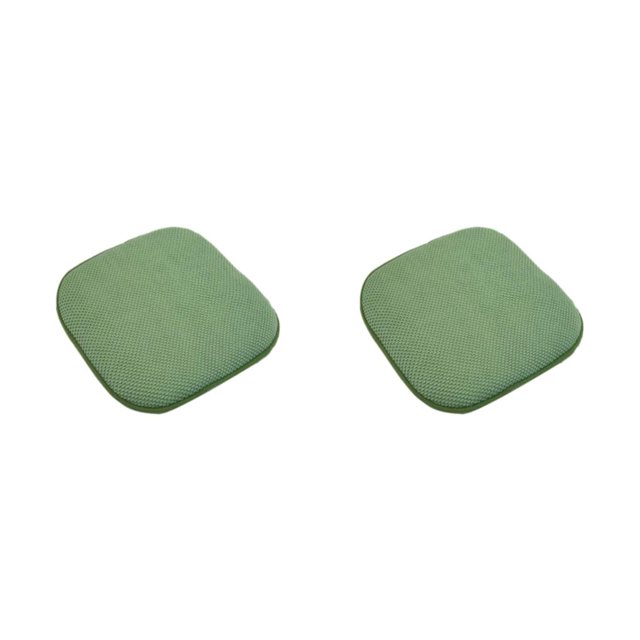 Cojín de Asiento Injueey de algodón viscoelástico verde-B 40*40cm 2Conjunto