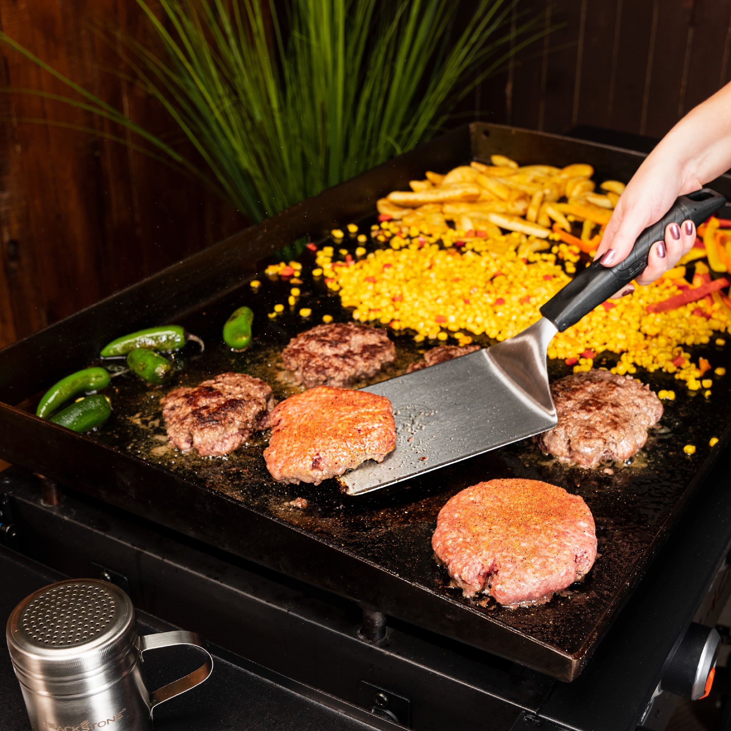 Kit de presse et de saisie de hamburgers Blackstone, 3 pièces