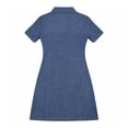 thumbnail image 2 of Vestido George para Mujer Botones Cuello Polo Azul Talla CH, 2 of 4