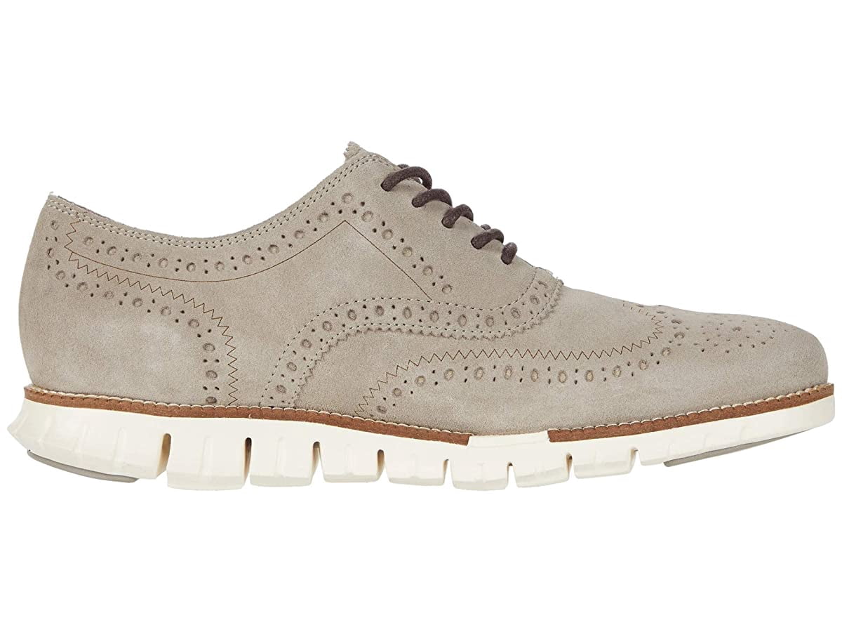 Cole Haan Gray Suede Oxford Shoes Cole Haan Aerocraft Grand.360 Plain Toe Oxford... | Depop main image 2