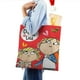 thumbnail image 4 of Charlie and Lola Bolso de tela con estampado de lienzo para mujer, bolsa de compras reutilizable y estética, con cremallera interior, regalo para mujer,40*45cm., 4 of 6
