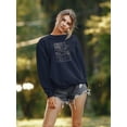 thumbnail image 2 of Forest Camping Nature Lineart Sweatshirt Women -Image by Shutterstock, Female x-Large, 2 of 4