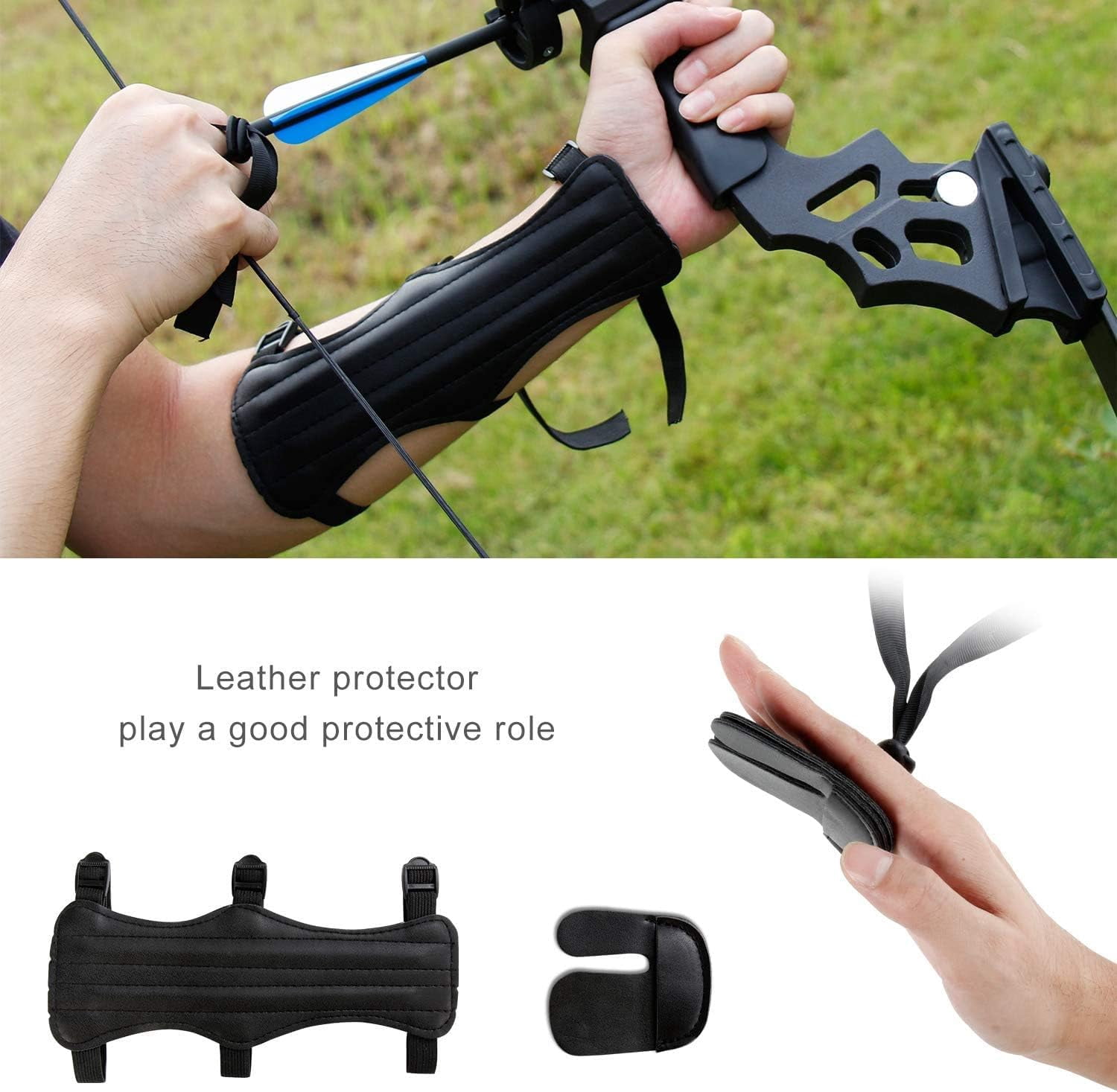 AME Archery Takedown Recurve Bow and Arrow Set Left/Rght Hand Longbow Kit Beginner Outdoor Hunting Shooting Practice 20lb 30lb 40lb