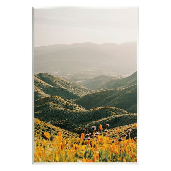 Stupell Industries Rolling Hills Meadow Landscape Landscape Photography Unframed Art Print Wall Art