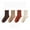Brown, variant on Soft Kids Crew Socks for Girls Everyday Comfortable School Ankle Socks with Non Grip for Toddler Children Non Athletic Play Socks In Assorted Solid Colors Multipack Little Boys Knee High Socks for