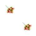 thumbnail image 3 of Yuarrent Flores artificiales ramo falso hogar jardín boda crisantemo al aire libre decorativo negocios boda rosa Rosa 2Conjunto, 3 of 6
