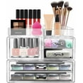thumbnail image 4 of Acrylic Organizer Cosmetic Makeup, Jewelry Storage Display Case Large w/ Drawers, 4 of 8