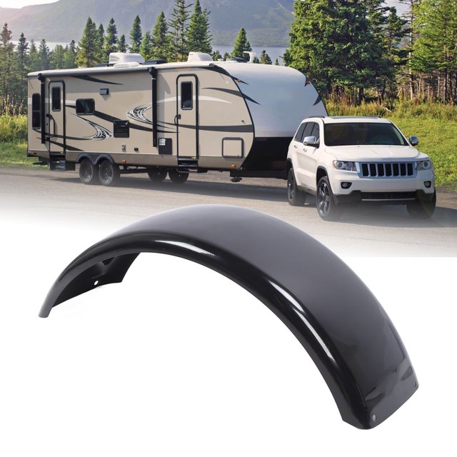 Trailer Wheel Mudguard, Long Lasting 14in 15in Trailer Tire Mudguard High Reliability for RV for ATV