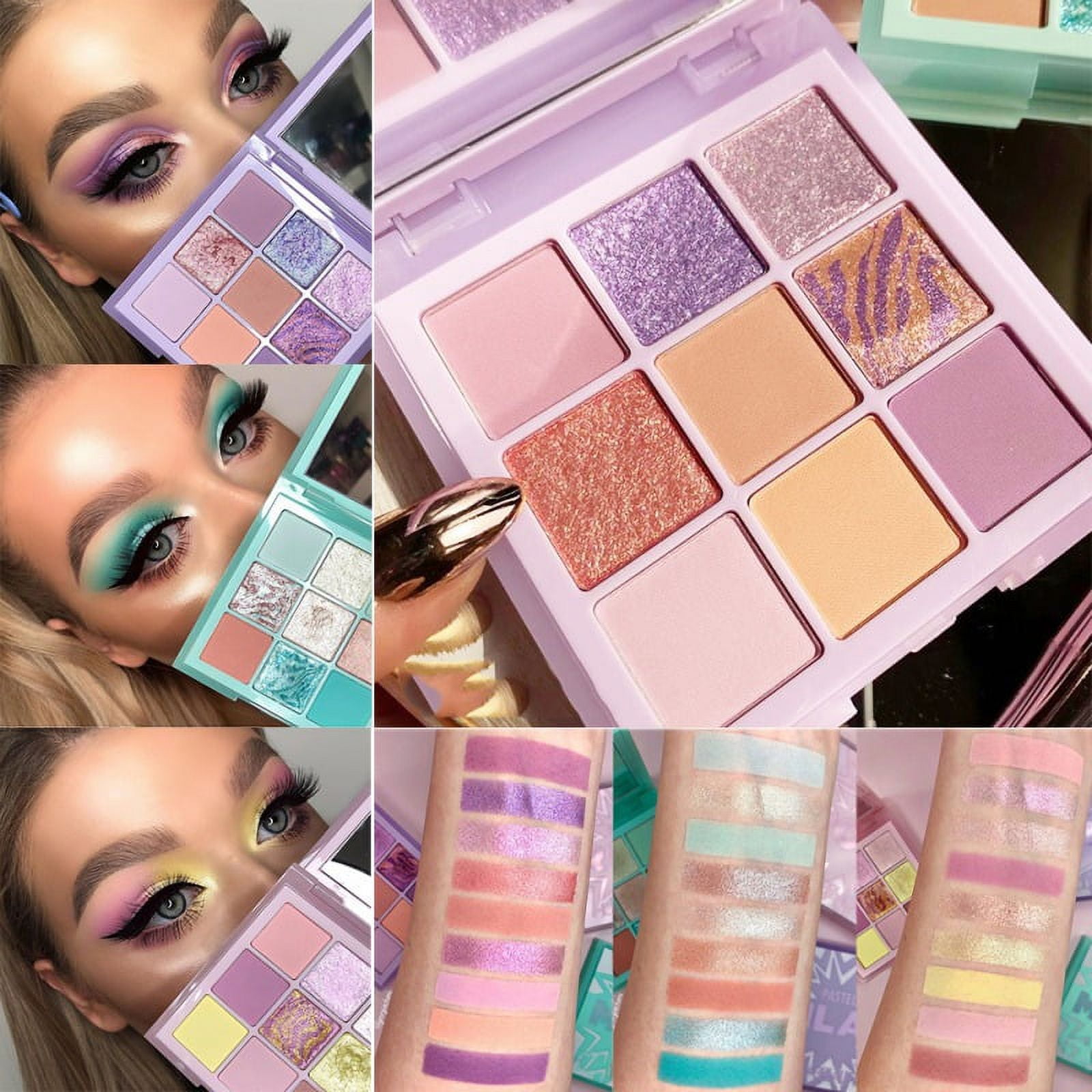 Pink shimmer eyeshadow palette outlet