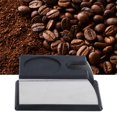 thumbnail image 1 of High Temperature Resistant Corner Tamping Mat, Coffee Tamper Stand, Non-Slip Stainless Steel Gifts For Coffee Lover Friends Used In Coffee Shops Tea Shops Black, 1 of 8