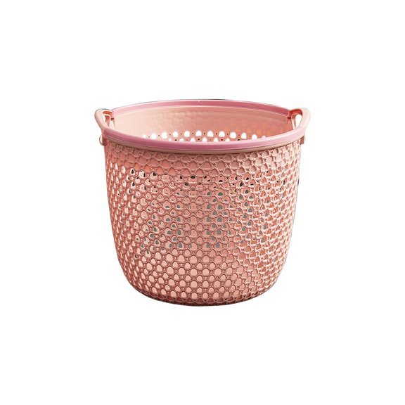 EWSFHUI Adult Carrying Handles Laundry Baskets, Pink