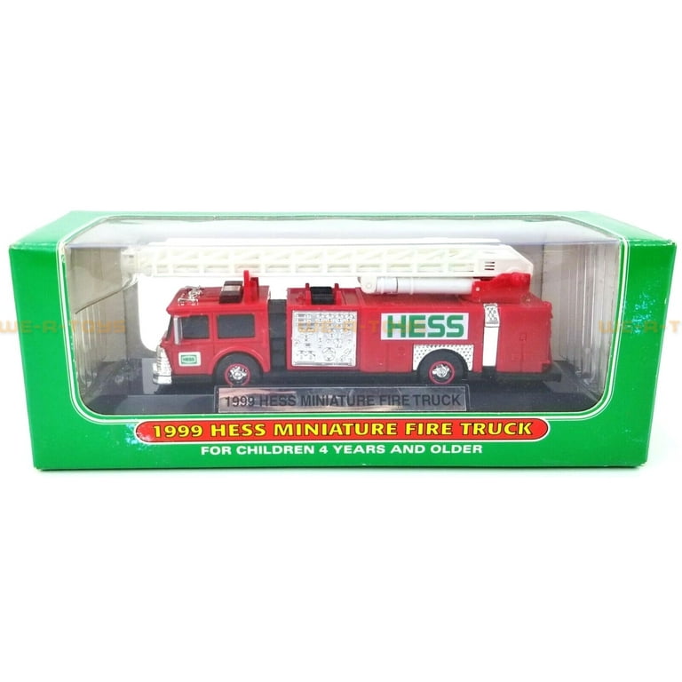 1999 hess miniature cheap fire truck worth