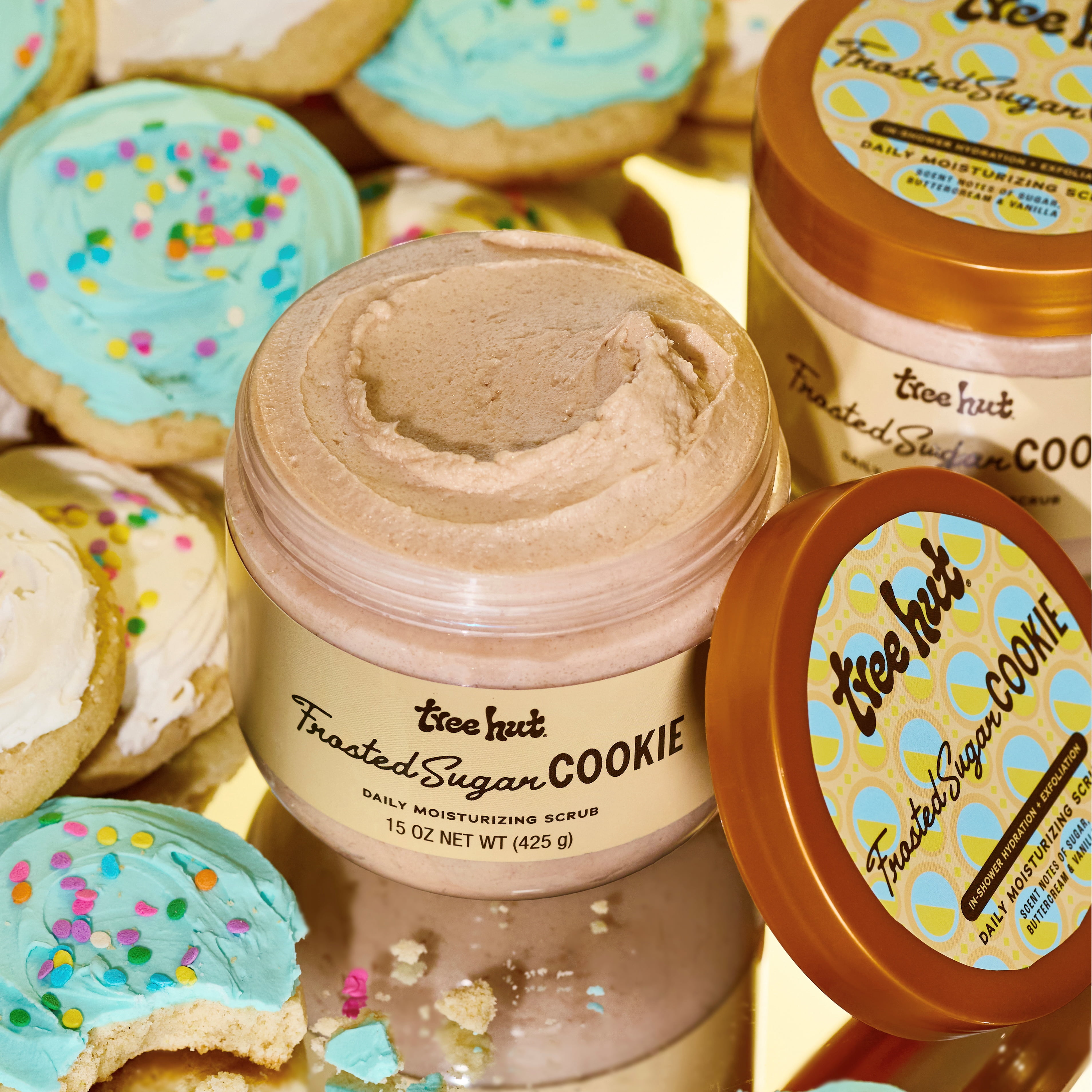 Tree Hut Frosted Sugar Cookie Daily Moisturizing Scrub, 15 oz