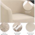 thumbnail image 3 of Stretch Tub Chair Cover, Armchair Slipcovers, Non-Slip Barrel Chair Cover, 3 of 6