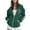 Green, variant on AKOEE Women's Oversized Zip Up Hoodie Jackets with Pockets Long Sleeve Cat Printed Baggy Y2k Sweatshirt Coat (XL, Wine)