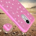 thumbnail image 5 of LG Xpression Plus/Premier Pro/Phoenix Plus Case Glitter Shock Proof Phone Case [HD Screen Protector] Hybrid Protective Cover Girls Women - Hot Pink, 5 of 5