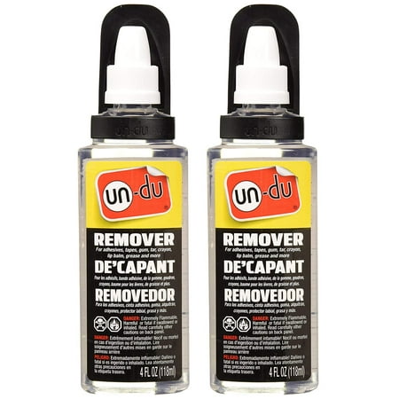 Un-Du All In One Adhesive Remover, 4 fl oz, 2 Bottles